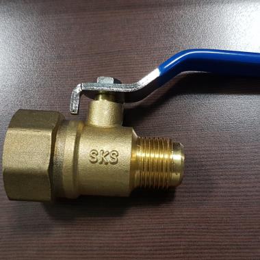 SKS 520-1 Forged brass ball valve with flare ends
